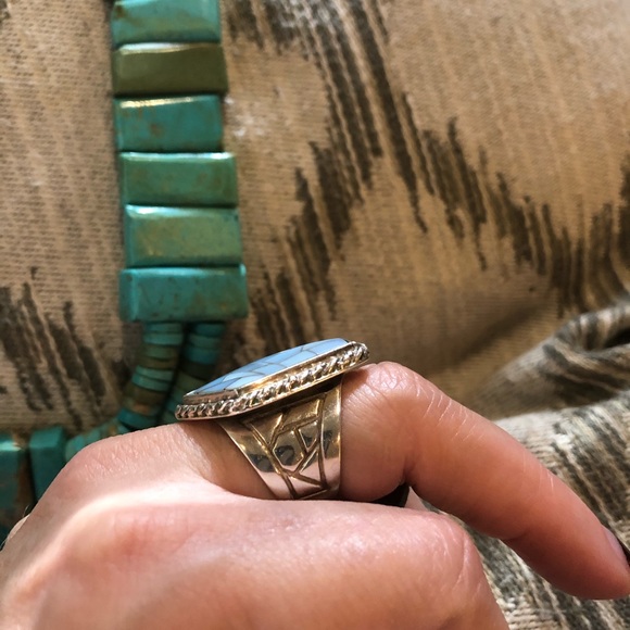 Jay King sterling silver chalcedony ring 7 - Picture 6 of 8